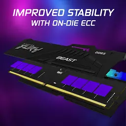 Kingston Пам'ять ПК Kingston DDR5 32GB 5600 FURY Beast RGB EXPO - мініатюра 2