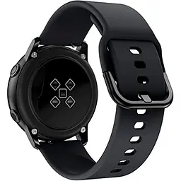 Силіконовий ремінець One-b Watchbands чорний для Samsung Galaxy Watch Active 2 - розмір L (WB0021ONEBLACKONEB1) - мініатюра 3