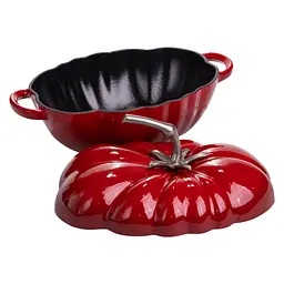 Каструля чавунна емальована Iron Tomato 2,5 л, червоний Yongkang HP-FLG-20 RED - мініатюра 3