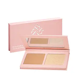 Палетка для контурингу обличчя Bogenia Angelic 2 в 1 скульптор та хайлайтер BG650.002 002 Ivory Айворі