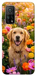 TPU чохол Demsky Flowery labrador для Xiaomi Mi 10T