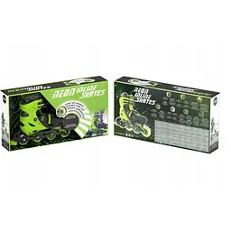 Роликові ковзани Neon Inline розмір 30-33 зелений (NT07G4) - мініатюра 9