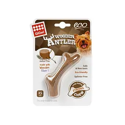 Іграшка для собак Ріг жувальний GiGwi Wooden Antler дерево полімер XS - мініатюра 2