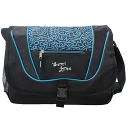 Сумка через плече Semi Line 9 Black/Blue (7156) - мініатюра 2
