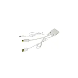 Перехідник ST-Lab HDMI M to VGA F (з кабелями аудіо і живлення від USB) (U-990 white) - мініатюра 5