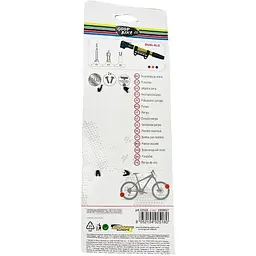 Насос ручний для велосипеда Good Bike Dual Alu AV, FV, DV жовтий - мініатюра 8