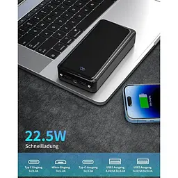 Портативний зарядний пристрій потужний 240000 мАг вихід і вхід USB C 22,5 Вт - мініатюра 9