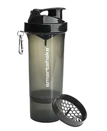 Шейкер спортивний SmartShake Slim 500 мл Black (10253001) - мініатюра 1