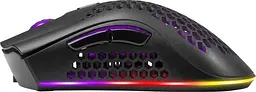 Бездротова Ігрова RGB Миша K-Snake BM600 2.4G з підсвічуванням Чорна  - мініатюра 2
