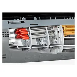 Збірна модель Revell Підводний човен Type XXI з інтер'єром рівень 4 масштаб 1:144 (RVL-05078) - мініатюра 4