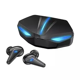 Ігрові водонепроникні bluetooth навушники TWS K55 з LED підсвічуванням Геймерські бездротові навушники