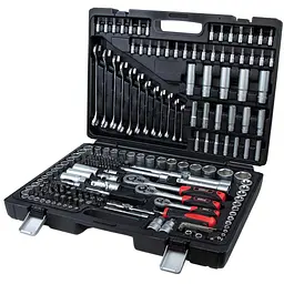 Набір насадок торцевих і біт Ultra 1/4", 3/8", 1/2" 216 шт CrV Taiwan (6003262)