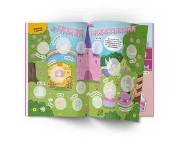 Книга Кристал Бук Інтерактивні наліпки Принцеси (F00029693) - мініатюра 3