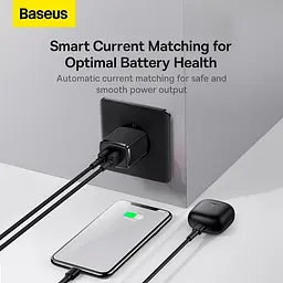 Адаптер Baseus Compact Charger 2U |2USB, 2.1A/10.5W| (CCXJ010201) - мініатюра 8