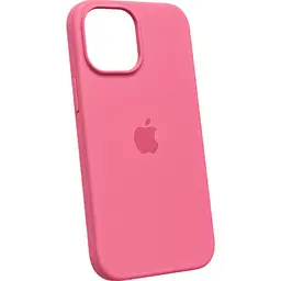 Силіконовий чохол з MagSafe для Apple iPhone 15 рожевий ААА [174939] - мініатюра 2