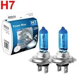 Автолампа галогенна Brevia Power Blue H7 12V 55W 4200K 2 шт (12070PBS)