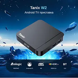 Смарт ТВ-приставка Tanix W2 4/32GB Android (TBW20432B 4494) Чорна - мініатюра 6