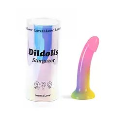 Фалоімітатор Love To Love Dildolls Stargazer 19 см мульті - мініатюра 5