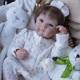 Силіконова колекційна лялька реборн новонароджена дівчинка пупс бубу Reborn Dolls det0018811 - мініатюра 2