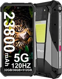 Смартфон Unihertz 8849 TANK 3 PRO 16/512GB Night Vision + Проектор + Прожектор Black