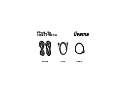 Монітор Iiyama ProLite XB3270QSU-B1 - мініатюра 9