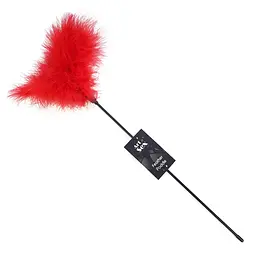 Лоскотка з пером індика Art of Sex – Feather Paddle, червона - мініатюра 1