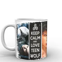 Кухоль GeekLand Вовченя Teen Wolf Вовченя Keep calm TW.02.008.248 330 мл білий - мініатюра 2