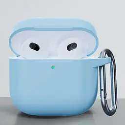 Чохол Silicone Case для Apple AirPods 4 Light Blue [122745] - мініатюра 3