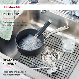Килимок для сушки посуду KitchenAid Sinkware сірий (KEG877OHASA) - мініатюра 7