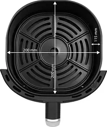 Мультипіч-аерофритюрниця ECG AF 4020 Compact Fry 3,8 л - мініатюра 6