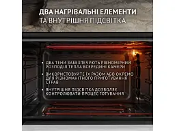 Духовка настільна Perfelli CLASSIC 48 BLACK - мініатюра 4
