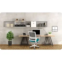 Офісне крісло Sofotel Corta Grey/Turquoise (241401) - мініатюра 8