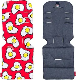 Універсальний матрац для коляски Maclaren Fried Eggs, червоний (AR1R033082) - мініатюра 2