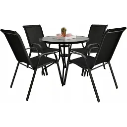 Комплект садових меблів Garden Line Majorka-4 Black