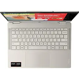 Ноутбук Lenovo Yoga 7 14AKP10 2-в-1, (83JR002FRM), 14'' сенсорний OLED-дисплей WUXGA, процесор AMD Ryzen™ AI 5 340 (16 МБ кешу, до 4,80 ГГц), 16 ГБ LMD5 Radeon 840M, Windows 11 Home, Seashell - мініатюра 3