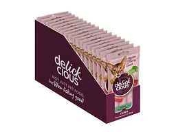 Ласощі для котів Delickcious Тунець з додаванням алое 4 х 15 г (4820269141605) - мініатюра 2