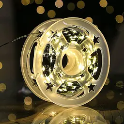 Гірлянда світлодіодна від мережі Роса Y25-35WW 19574 100 м 3000 LED теплий жовтий