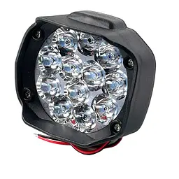 Додаткова LED фара 12W (1W x 12) 12-85V 60x75x60 мм Далекий 1 шт.
