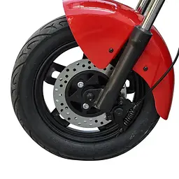 Електроскутер Двомісний Crosser CR2 (800W, 60V, 24Ah, графенові АБК) Червоний - мініатюра 7