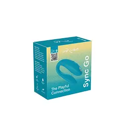 Смарт-вібратор для пар We-Vibe Sync GO Turquoise, тревел-кейс - мініатюра 11
