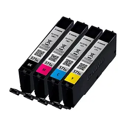 Картридж Canon CLI-571 MultipackXL BK,C,M,Y 11ml (0332C006) - мініатюра 2