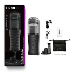 Автоматичний мастурбатор Dorcel Thrust Blow чорний - мініатюра 12