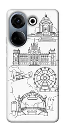 TPU чохол Demsky Kharkiv spirit для TECNO Camon 20 Pro (CK7n)