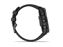 Смарт-годинник Garmin Fenix 7X Pro Solar Slate Gray w. Black Band (010-02778-00/01) - мініатюра 4