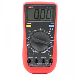 Мультиметр UNI-T UT151D Вимірювання: V (AC/DC), A (AC/DC), Ω, C, Hz. Функції: Data Hold, REL, продзвонювання.
