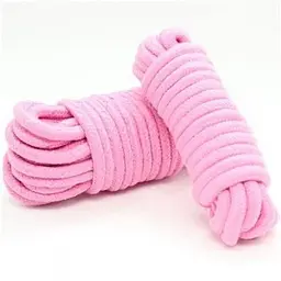 Мотузка для бондажу Toyz4lovers Cotton Rope, 10 м (рожевий)