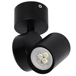Світильник Brille стельовий LED накладний світлодіодний поворотний LED-214/3x1W BK