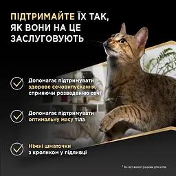 Вологий корм Purina Pro Plan для дорослих стерилізованих котів, з кроликом, шматочки в підливці 85 г - мініатюра 5
