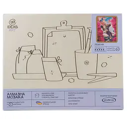 Набір з алмазною мозаїкою "Левеня" 40*50 см, IDEA2-CK6556, ТМ "99IDEAS" - мініатюра 4