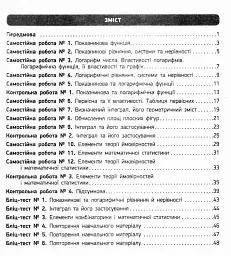 Контроль навчальних досягнень. Математика 11 клас. Частина 1. Алгебра і початок аналізу. Рівень стандарту - мініатюра 3